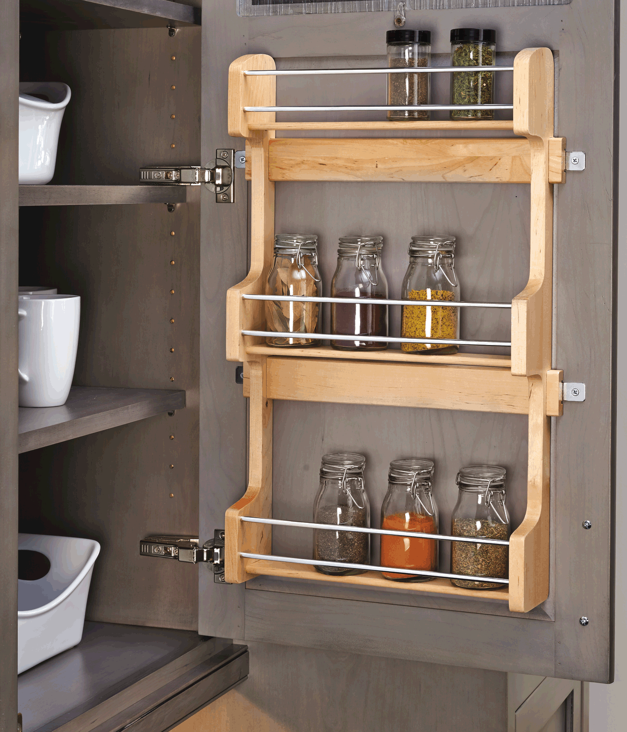 Rev-A-Shelf Vanity Outlet Grooming Organizer Pullout